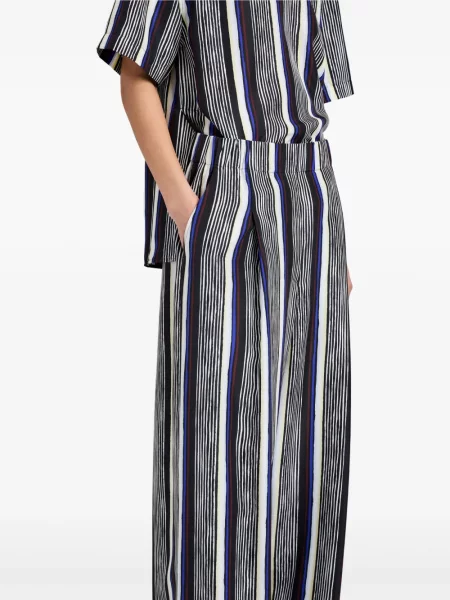Pantaloni Proenza Schouler cu imagine negru