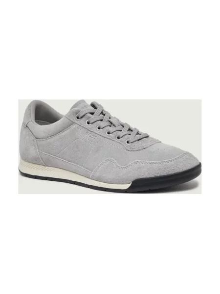 BOSS BLACK Sneakers Nitan_Lowp_sdhsd | piele întoarsă negru