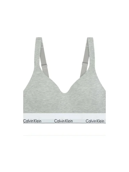 Calvin Klein Underwear Melltartó / fekete / fehér szürke