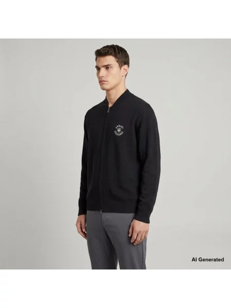 Cardigan Armani Exchange negru