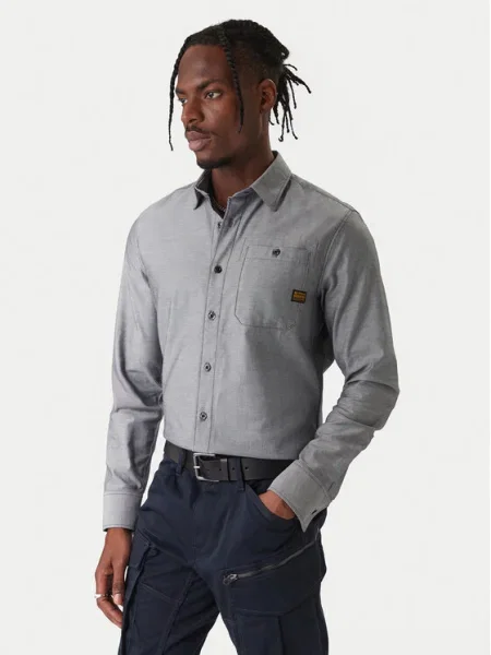 G-Star Raw Cămașă Bristum gri