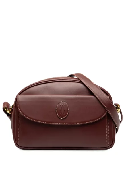Geanta crossbody Cartier din piele roșu
