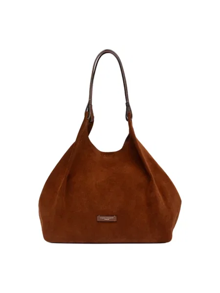 Shopperka Gianni Chiarini skórzana brązowa