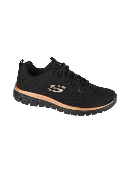 SKECHERS Niske tenisice Graceful Get Connected' crna