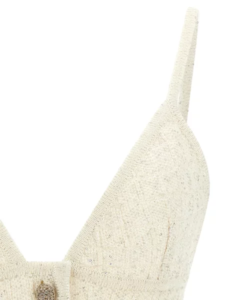 Tílko Alessandra Rich s výstřihem do v