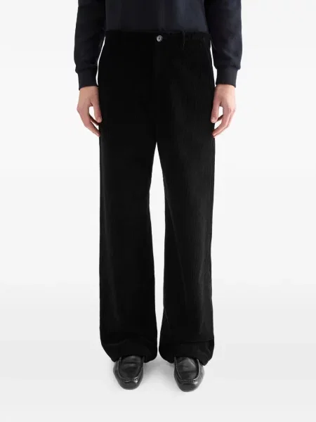 Cu centură pantaloni Jil Sander negru