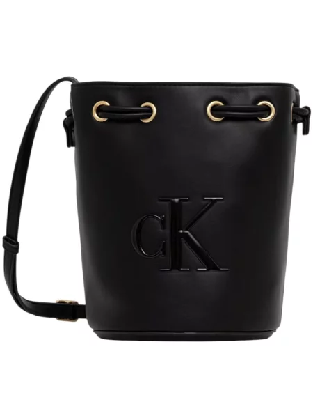 Calvin Klein Geantă Bold Ck Small negru