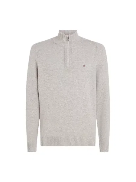 Sweter Tommy Hilfiger wełniany szary