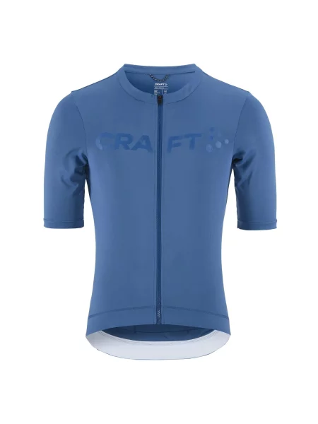 Craft Endur Logo Jersey M – Elastyczna koszulka kolarska dopasowana – Water niebieska