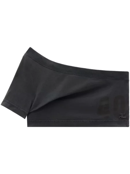Top Courreges cu un umăr gol gri