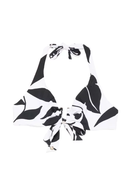 Top Max Mara w kwiatki biały