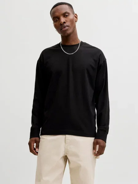 JACK & JONES Tričko čierna