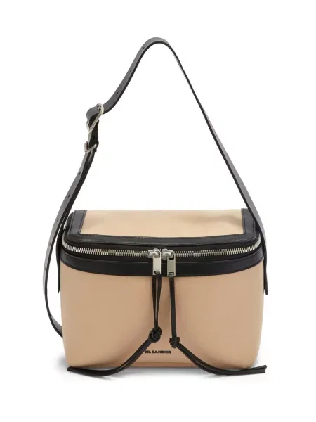 Geantă Jil Sander din piele maro