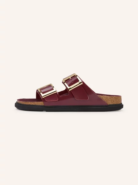 Birkenstock Pantofle Arizona Droplet Buckle tmavě červená