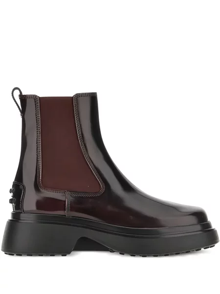 Botine chelsea Tod's din piele maro