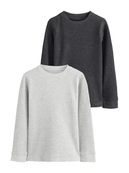 Next Tricou gri deschis negru