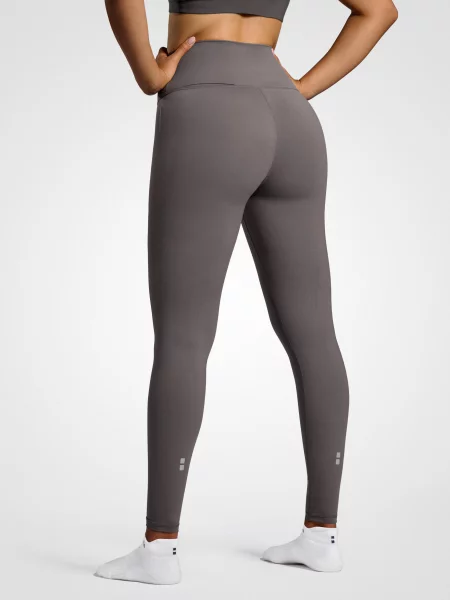 Legginsy do tenisa/padel Smart z kieszenią na piłki szare