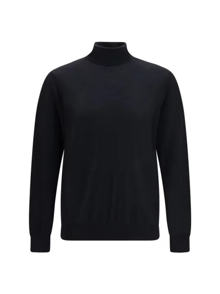 Pulover Giorgio Armani din jerseu negru