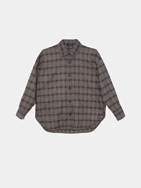 Сорочка Braska поліестер/віскоза сірий