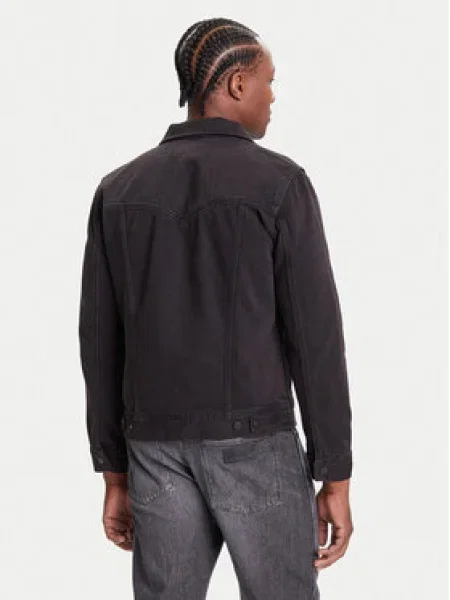 WRANGLER Prechodná bunda Classic denim čierny