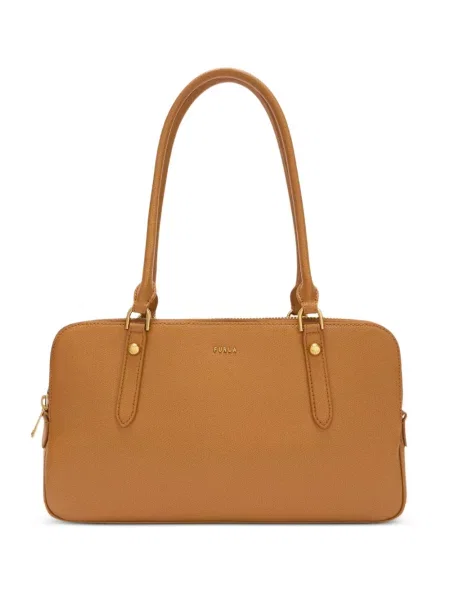 Geanta de piele Furla din piele maro