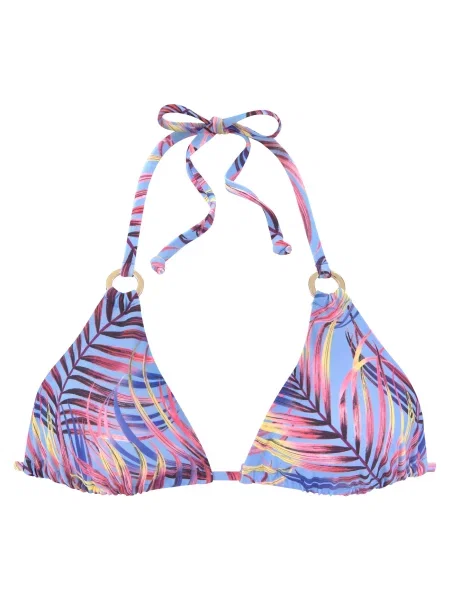 LASCANA Bikini zgornji del Breese nebeško / svetlo rumena / jajčevec / svetlo roza modra