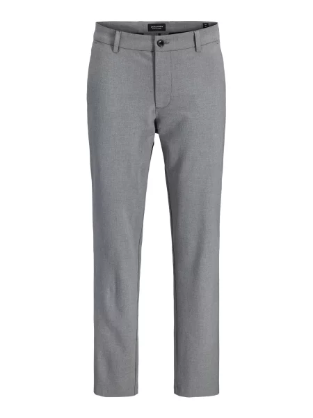 JACK & JONES Παντελόνι τσίνο JPSTollie Connor μελανζέ γκρι