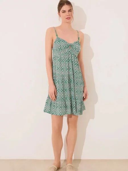 Рокля women'secret къса разкроена зелено