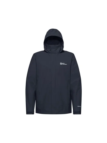 Pánska bunda do dažďa Jack Wolfskin Trailtime 2L midnight sky modrá
