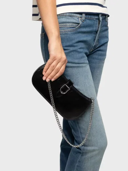 Кожаная сумка Zadig&voltaire черная