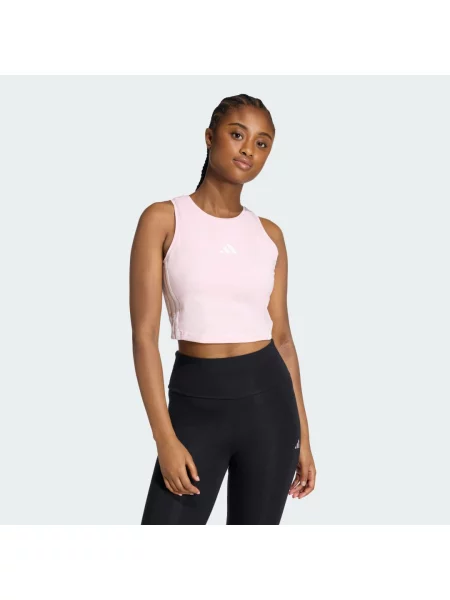 Podkoszulka Adidas w paski różowa