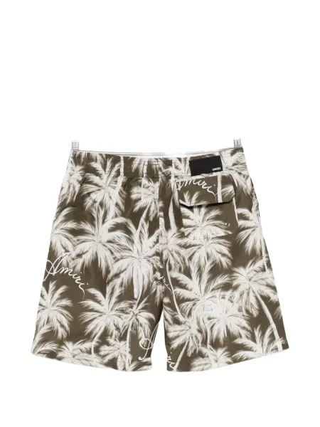 Slip de baie Amiri cu imagine verde