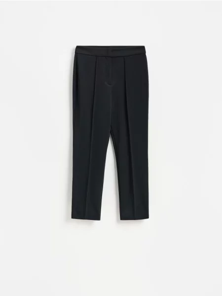 Reserved Pantaloni țigaretă negru