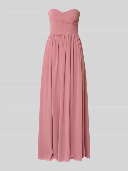 Długa sukienka w stylu z odkrytymi ramionami Mascara