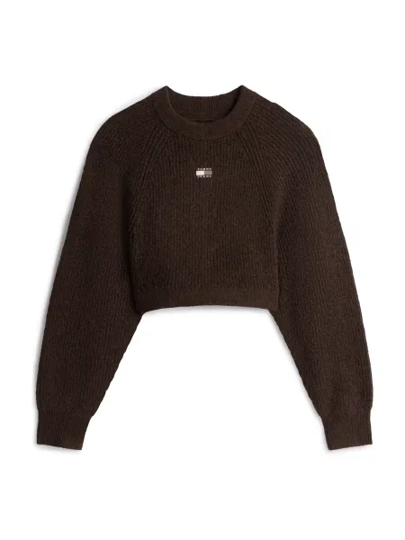 Tommy Jeans Pulover maro