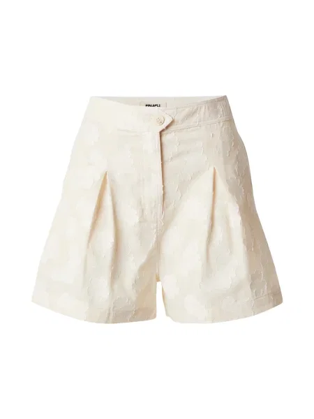FRNCH PARIS Pantaloni cutați deschis bej