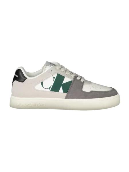 Trampki Calvin Klein skórzane klasyczne białe