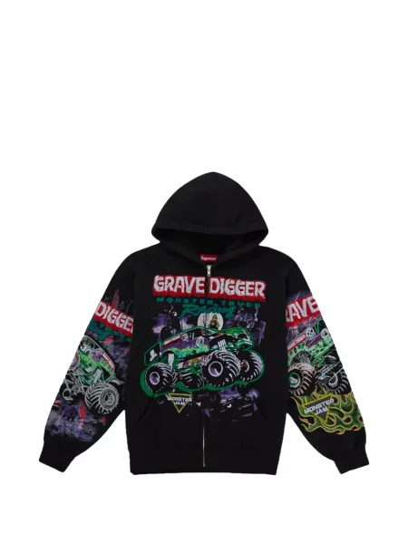 Hanorac cu glugă Supreme negru