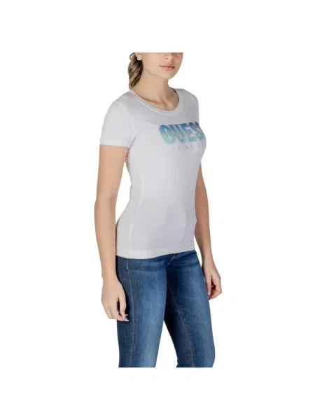 Guess Tricou alb