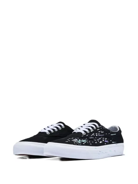 Sneakerși Vans cu broderie negru