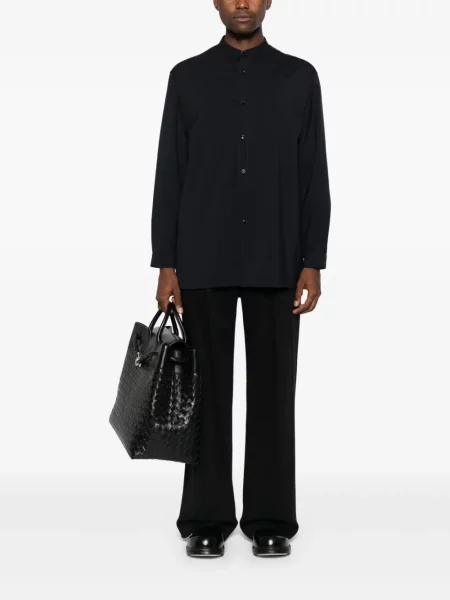 Cămașă Giorgio Armani de lână albastru