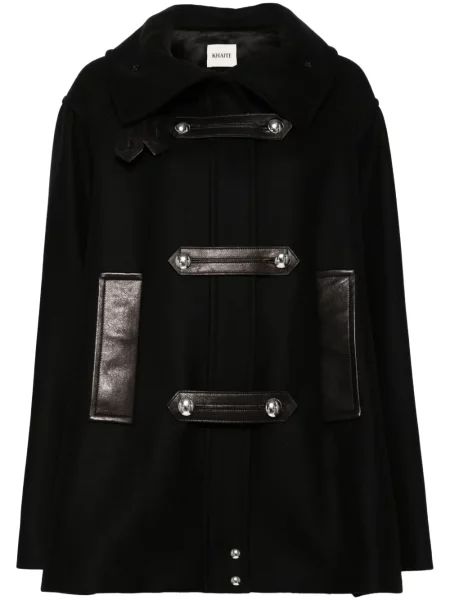Palton Khaite negru