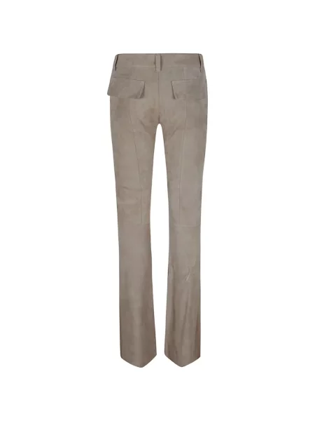 Pantaloni Stouls din piele de căprioară evazate