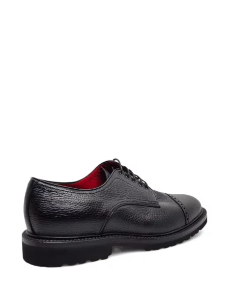 Кожени обувки в стил дерби Barrett черно
