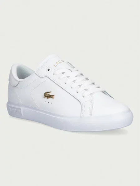 Pantofi Lacoste din piele alb