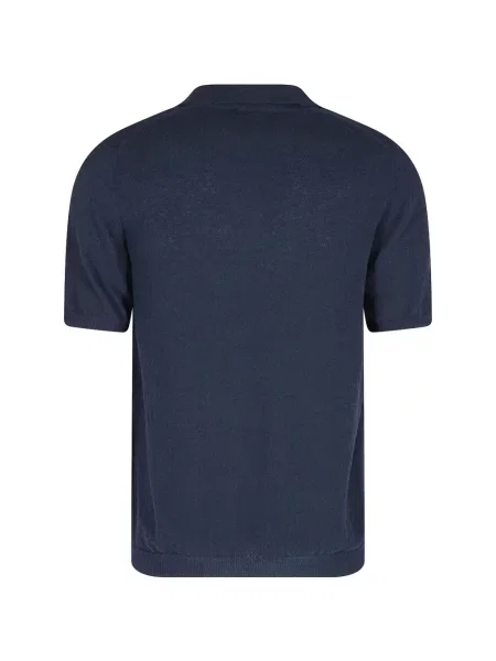 Gulerat tricou Roberto Collina albastru