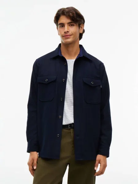 Tommy Hilfiger Cămașă cu adaos de lână