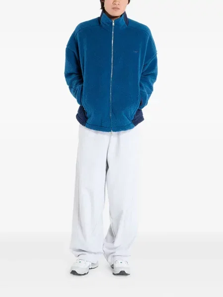 Top sport Adidas cu dungi de catifea cord tenis albastru