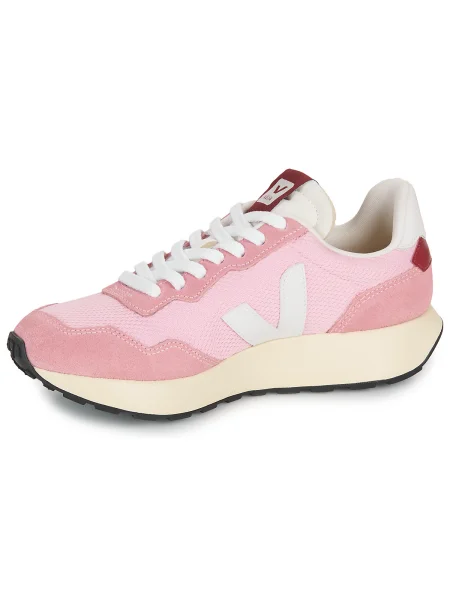 Pantofi Veja din piele roz
