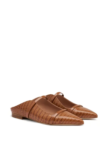 Papuci tip mules Malone Souliers maro
